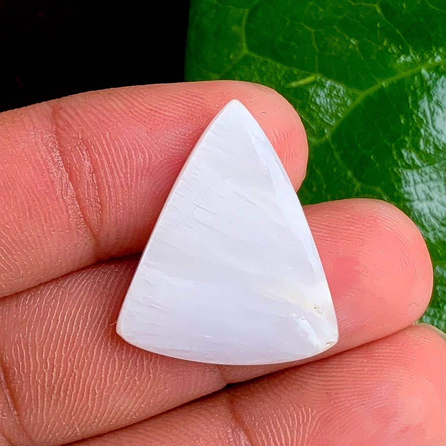 WHITE SCOLECITE - INDIA NATURAL LOOSE GEMSTONE - GEM_20676_483_45