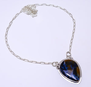 PIETERSITE - NAMIBEA 925 STERLING SILVER BALI NECKLACE ADJUSTABLE 16-24" - CP_9248_84_45