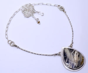 PIETERSITE - ARIZONA 925 STERLING SILVER BALI NECKLACE ADJUSTABLE 16-24" - CP_9271_109_55